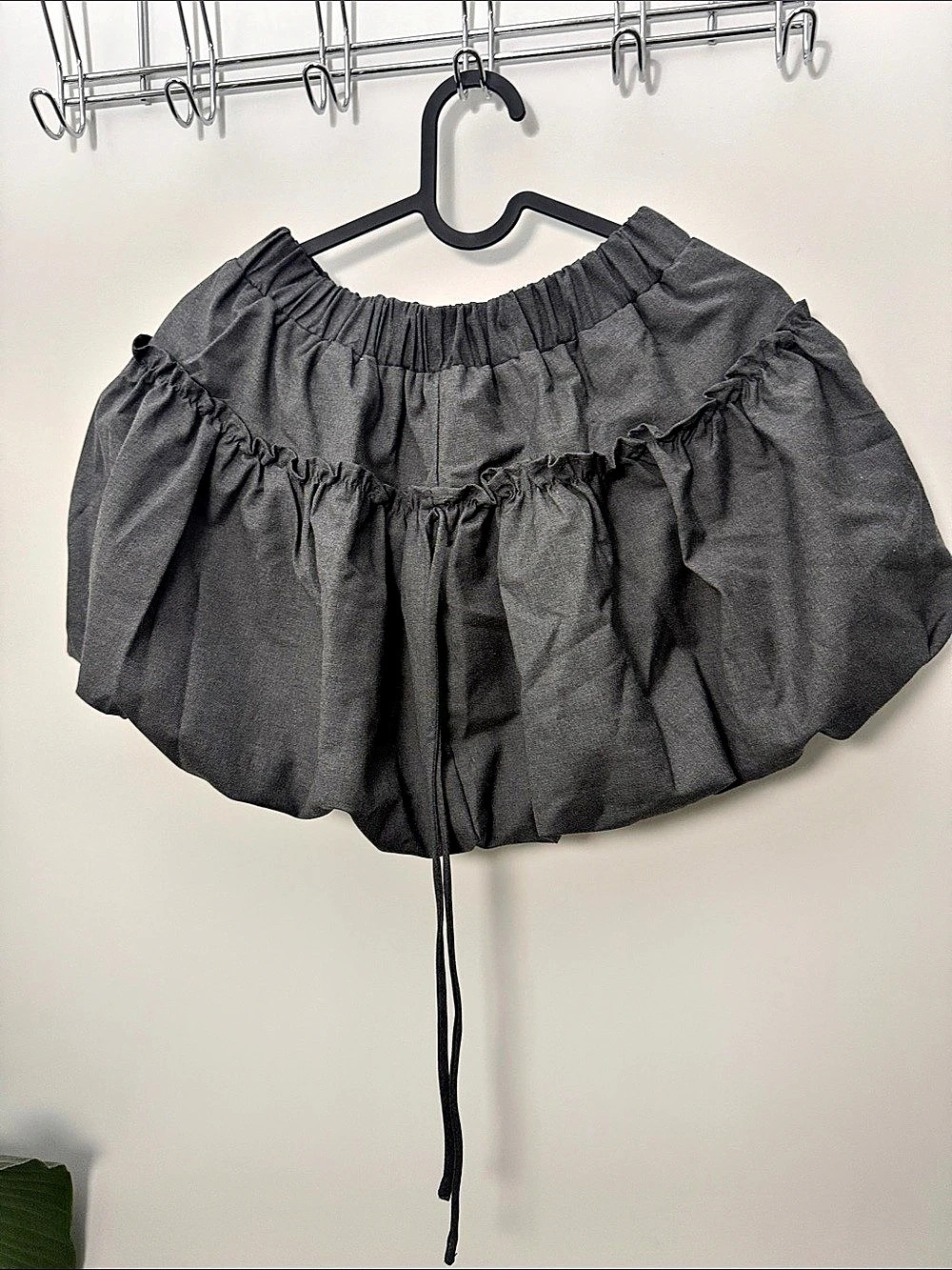 ZARA Balloon Skort in Gray Size Small NWT